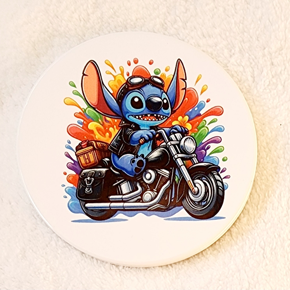 Colorful Cartoon Character Coasters Set - Picture 5 of 5